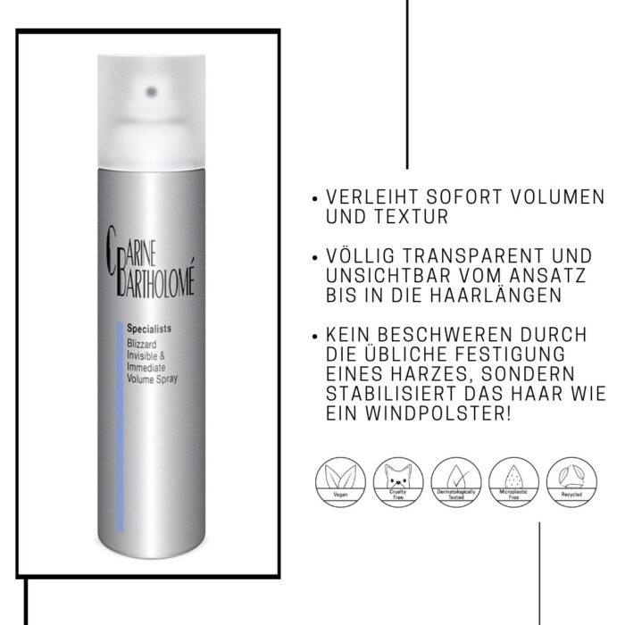 Blizzard Invisible & Immediate Volume Spray – Bild 2