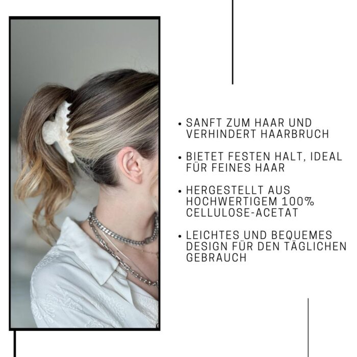 Thin Barrette Hairclip – Bild 2